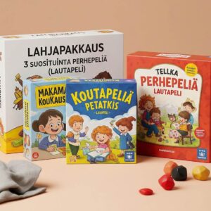 Lahjapakkaus: 3 suosituinta perhepeliä