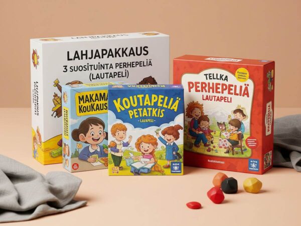 Lahjapakkaus: 3 suosituinta perhepeliä